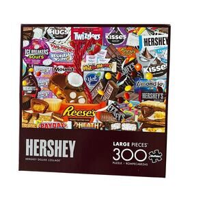Hershey Candy Bar Puzzle Large Pieces 300 Piece Hershey Collage